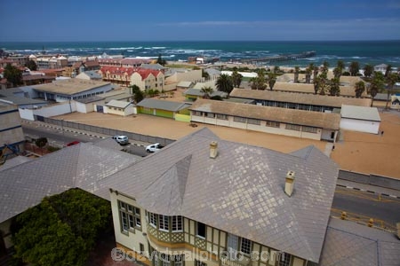 Africa;Atlantic-Coast;Atlantic-Ocean;building;buildings;Damara-Tower;heritage;historic;historic-building;historic-buildings;historical;historical-building;historical-buildings;history;lookout;lookouts;Namibia;old;Southern-Africa;Swakopmund;tower;towers;tradition;traditional;Woermann-House;Woermann-Tower;Woermannhaus