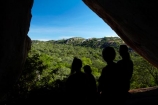 Africa;Big-Cave-Camp;Big-Cave-Lodge;camp;camps;cave;caves;hiker;hikers;lodge;lodges;Matobo-Hills;Matobo-National-Park;Matopos-Hills;people;person;resort;resorts;rock-overhang;silhouette;silhouettes;Southern-Africa;tourism;tourist;tourists;Zimbabwe