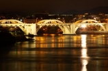 australasia;Australia;australian;bridges;Brisbane;Brisbane-River;cities;city;cityscape;cityscapes;illuminate;illuminated;light;lights;night;night-time;Queensland;reflection;reflections;rivers;sheen;shimmer;water;William-Jolly-Bridge