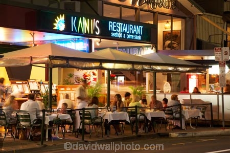 Australasian;Australia;Australian;cafe;cafes;Cairns;cuisine;dine;diners;dining;dusk;eat;eating;evening;food;Kanis-Restaurant;nightfall;North-Queensland;Qld;Queensland;restaurant;restaurants;The-Esplanade;Tropical-North-Queensland;twilight