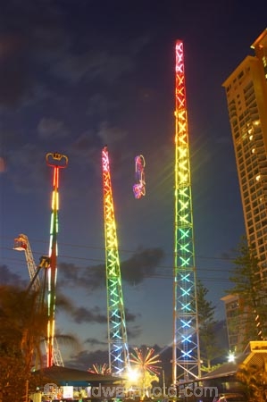 amusement-park;amusement-parks;australasia;Australia;bungies;bungy;bungy-rocket;circle;circular;color;colors;colour;colours;dark;entertainment;fun;fun-park;fun-parks;Gold-Coast;holiday;holidays;light;lights;neon;neons;night;night-life;night-time;night_life;night_time;nightlife;park;parks;Queensland;ride;rides;Surfers-Paradise;theme-park;theme-parks;tourism;travel;vacation;vacations;vomitron