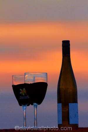Australasian;Australia;Australian;Derby;Derby-Wharf;dusk;evening;Kimberley;Kimberley-Region;King-Sound;nightfall;orange;sky;sunset;sunsets;The-Kimberley;twilight;W.A.;WA;West-Australia;Western-Australia;wine;wine-bottle;wine-bottles;wine-glass;wine-glasses
