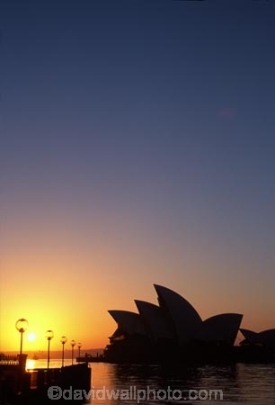 sydney;australia;harbor;harbors;harbours;harbours;sunrise;dawn;silhouette;icon;icons;landmark;landmarks;symbol;orange;opera-house;opera;house;water;lamps;lamp;light;lights