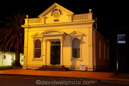 1883;Auckland;Auckland-Region;building;buildings;dark;dusk;evening;heritage;historic;historic-building;historic-buildings;historical;historical-building;historical-buildings;history;light;lighting;lights;Masonic-Hall;Masons;N.Z.;New-Zealand;night;night-time;night_time;North-Auckland;North-Is.;North-Island;Nth-Is;NZ;old;tradition;traditional;twilight;Warkworth