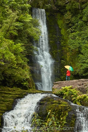 cascade;cascades;Catlins;Catlins-District;Catlins-Region;creek;creeks;falls;McLean-Falls;N.Z.;natural;nature;New-Zealand;NZ;Otago;S.I.;scene;scenic;SI;South-Is;South-Island;South-Otago;Sth-Is;Sth-Otago;stream;streams;umbrella;umbrellas;water;water-fall;water-falls;waterfall;waterfalls;wet