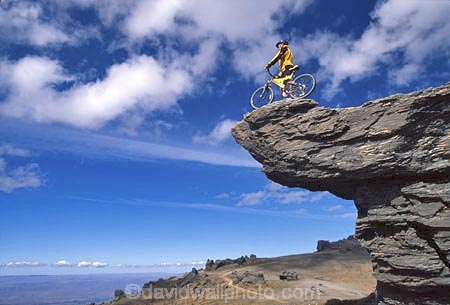 on-the-edge;bike;cycle;cyclist;biker;bikes;cycles;bicycle;bicycles;rocks;high-country;cliff;cliffs;bluff;bluffs;duffers-saddle;duffers;danger;dangerous;exciting;adventure;sports;overhang;overhanging