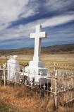 alone;Central-Otago;cross;fence;fenced;gold-fields;gold-rush;goldfields;goldrush;grave;graves;gravestone;gravestones;headstone;headstones;ironwork;isolated;memorial;N.Z.;Nevis-Valley;New-Zealand;NZ;Otago;remember;rememberance;S.I.;SI;South-Island;tomb;tombs;tombstone;tomestones;white;wrought-iron
