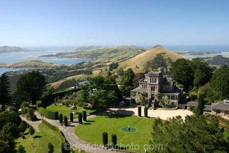harbour;channel;grounds;landscape;reflection;historic;historical;otago-peninsula;architecture;castles;sea;ocean;pacific