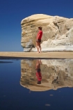 bluff;bluffs;calm;cliff;cliffs;coast;coastal;coastal-erosion;coastline;coastlines;coasts;Dunedin;female;N.Z.;New-Zealand;NZ;ocean;oceans;Otago;Pacific-Ocean;people;person;placid;quiet;reflection;reflections;S.I.;sandstone;sea;sea-cliff;sea-cliffs;seas;serene;shore;shoreline;shorelines;shores;SI;smooth;South-Is;South-Is.;South-Island;still;summer;tourism;tourist;tourists;tranquil;Tunnel-Beach;water;woman;women
