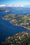aerials;harbour;harbor;harbours;harbors;peninsula;Dunedin-harbour;Portobello-Road;Pacific