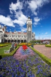 1906;architecture;building;buildings;city-gardens;clock;clock-tower;clock-towers;color;colorful;colors;colour;colourful;colours;council-gardens;Dunedin;Dunedin-Railway-Station;Flemish-Renaissance-style;floral;flower;flower-bed;flower-beds;flower-garden;flower-gardens;flowers;garden;gardens;George-A-Troup;Gingerbread-George;heritage;Historic;historic-building;historic-buildings;historical;historical-building;historical-buildings;history;New-Zealand;old;Otago;rail-station;rail-stations;railway;railway-station;railway-stations;railways;South-Island;tradition;traditional;train-station;train-stations