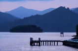 Dusk;harbor;harbors;harbour;harbours;jetties;jetty;lavendar;lilac;Marlborough;Marlborough-Sounds;mauve;New-Zealand;Picton;Picton-Harbour;pier;piers;pink;purple;Queen-Charlotte-Sound;South-Island;twilight;violet;waterside;wharf;wharfes;wharves