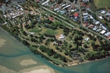 Golf-Course;Camp-Ground;camp-camping;camp-grounds;Tahunanui;Nelson;aerial;aerials;coast;holiday;holidays;golf;golfing;golf-courses;holiday-park;holiday-parks;caravan-park;caravan-parks;beach;beaches