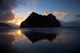 Archway-Is;Archway-Is.;Archway-Island;Archway-Islands;beach;beaches;calm;coast;coastal;coastline;dusk;evening;foreshore;geological;geology;N.Z.;Nelson-Region;New-Zealand;nightfall;North-West-Nelson-Region;NZ;placid;quiet;reflection;reflections;rock;rock-formation;rock-formations;rock-outcrop;rock-outcrops;rock-tor;rock-torr;rock-torrs;rock-tors;rocks;S.I.;sand;sandy;serene;shore;shoreline;SI;sky;smooth;South-Is.;South-Island;still;stone;sunset;sunsets;Tasman-Sea;tranquil;twilight;water;Wharariki-Beach