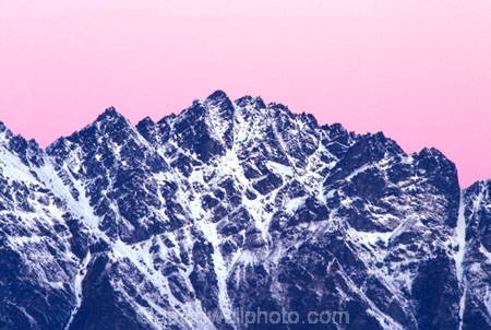 snow;southern-alps;alpenglow;colour;color;colours;colors;orange;sunset;dusk;main-divide;peak;highest