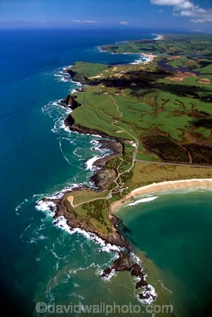 New-Zealand;coast;coastal;coastline;shore;shoreline;beach;beaches;sand;sandy;waves;wave;sea;ocean;Pacific;bay;colour;color;farmland;rural;marine;rugged;Southern-Scenic-Route