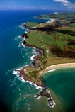 New-Zealand;coast;coastal;coastline;shore;shoreline;beach;beaches;sand;sandy;waves;wave;sea;ocean;Pacific;bay;colour;color;farmland;rural;marine;rugged;Southern-Scenic-Route