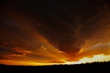 cloud;clouds;dusk;evening;light-rays;Mossburn;N.Z.;New-Zealand;nightfall;NZ;orange;S.I.;SI;sky;South-Is;South-Island;Southland;Sth-Is;sun-rays;sunset;sunsets;twilight