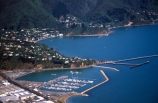Point-Howard;Lowry-Bay;Wellington-Harbour;harbor;harbors;harbours;aerials;aerial;wellington;waterfront;coast;coasts;coastal;marina;marinas