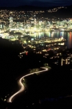 capital;government;harbor;harbour;waterfront;port;nicholson;skyline;sky-scrapers;offices;blocks;highrise;cbd;central;business;district;water;ships;ferry;terminal;marina;night;reflections;reflection;lights;head;light;trails;car;traffic