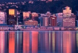 nz;capital;cbd;central-business-district;harbor;harbors;harbour;harbours;n.z;n.z.;new-zealand;office;offices;port;reflection;skyline;skyscrapers;sunrise;water;waterfront;wharf;wharves