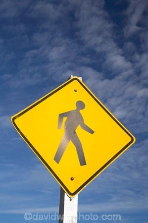 crossing;N.Z.;New-Zealand;NZ;pedestrian;pedestrian-crossing;pedestrians;People-Walking-Sign;person;S.I.;SI;sign;signs;South-Island;walk;walker;walkers;walking;walks;warning;warning-sign;warning-signs;warnings;West-Coast;Westland;yellow