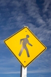 crossing;N.Z.;New-Zealand;NZ;pedestrian;pedestrian-crossing;pedestrians;People-Walking-Sign;person;S.I.;SI;sign;signs;South-Island;walk;walker;walkers;walking;walks;warning;warning-sign;warning-signs;warnings;West-Coast;Westland;yellow