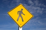 crossing;N.Z.;New-Zealand;NZ;pedestrian;pedestrian-crossing;pedestrians;People-Walking-Sign;person;S.I.;SI;sign;signs;South-Island;walk;walker;walkers;walking;walks;warning;warning-sign;warning-signs;warnings;West-Coast;Westland;yellow