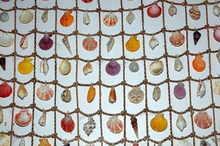 art;artwork;artworks;Cook-Is;Cook-Islands;fishing-net;fishing-nets;net;nets;Pacific;Rarotonga;rope;seashell;seashells;shell;shell-net;shells;South-Pacific;wall-hanging;wall-hangings