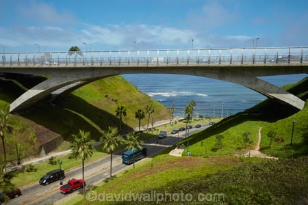 bridge;bridges;cities;city;infrastructure;Latin-America;Lima;Malecon-Balta;Malecon-de-la-Reserva;Miraflores;Miraflores-District;Pacific-Ocean;Peru;Republic-of-Peru;road-bridge;road-bridges;South-America;Sth-America;traffic-bridge;traffic-bridges;transport
