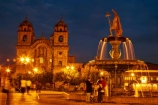 basilica;basilicas;building;buildings;catedral;cathedral;cathedrals;christian;christianity;church;Church-of-the-Society-of-Jesus;churches;colonial-baroque-architecture;colonial-baroque-style;Cusco;Cuzco;dark;dusk;evening;faith;fountain;fountains;golden-statue;heritage;historic;historic-building;historic-buildings;historical;historical-building;historical-buildings;history;Iglesia-de-la-Compania;Iglesia-De-La-Compania-De-Jesus;Iglesia-de-la-Compañía;Iglesia-de-la-Compañía-de-Jesús;Inca-fountain;Inca-King;Inca-statue;Inca-statues;Jesuit-church;Jesuit-churches;Latin-America;light;lighting;lights;Manco-Capac-Fountain;Manco-Capec-statue;night;night-time;night_time;Ninth-Inca;old;Pachacutec;Pachacuti;Parade-Square;people;Peru;place-of-worship;places-of-worship;plaza;Plaza-de-Armas;Plaza-Mayor;Plaza-Mayor-del-Cusco;Plaza-Mayor-del-Cuzco;plazas;religion;religions;religious;Republic-of-Peru;South-America;Square-of-the-Warrior;statue;statues;Sth-America;tourism;tourist;tourists;tradition;traditional;travel;twilight;UN-world-heritage-area;UN-world-heritage-site;UNESCO-World-Heritage-area;UNESCO-World-Heritage-Site;united-nations-world-heritage-area;united-nations-world-heritage-site;water;water-feature;water-features;Weapons-Square;world-heritage;world-heritage-area;world-heritage-areas;World-Heritage-Park;World-Heritage-site;World-Heritage-Sites