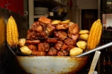cafe;cafes;corn;corn-cob;Cusco;Cuzco;fast-food;fried-food;fried-meat;Latin-America;meat;Peru;Peruvian-fast-food;potato;potatoes;Republic-of-Peru;restaurant;restaurants;South-America;Sth-America;street-food