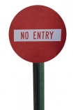 N.Z.;New-Zealand;no;entry;NZ;road;sign;signpost;Street;traffic;warning;cutout;cut;out