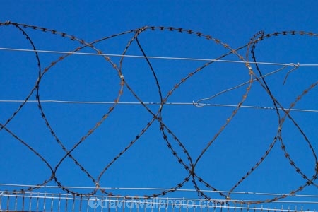 Africa;barbed-wire;barbed-wire-fence;barbed_wire;blue-sky;Cape-Town;fence;fences;gaol;gaols;island;islands;jail;jails;prison;prison-fence;prison-fences;prison-island;prisons;razor-wire;razor-wires;Robben-Island;Robben-Island-Gaol;Robben-Island-Jail;Robben-Island-Prison;Robbeneiland;S.A.;security;security-fences;South-Africa;Southern-Africa;Sth-Africa;Table-Bay;Western-Cape;Western-Cape-Province;wire;wires