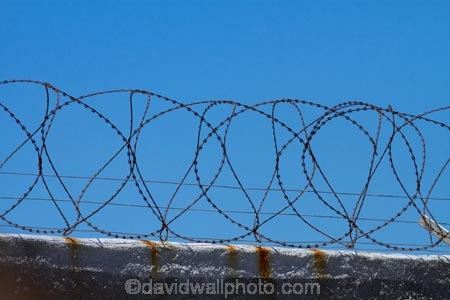 Africa;barbed-wire;barbed-wire-fence;barbed_wire;blue-sky;Cape-Town;fence;fences;gaol;gaols;island;islands;jail;jails;prison;prison-fence;prison-fences;prison-island;prisons;razor-wire;razor-wires;Robben-Island;Robben-Island-Gaol;Robben-Island-Jail;Robben-Island-Prison;Robbeneiland;S.A.;security;security-fences;South-Africa;Southern-Africa;Sth-Africa;Table-Bay;Western-Cape;Western-Cape-Province;wire;wires