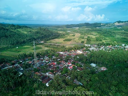 Indonesia;aerial;aerial-photo;aerial-photograph;aerial-photographs;aerial-photography;aerial-photos;aerial-view;aerial-views;aerials;drone-aerial;drone;Java;East-Java;Indonesia;Asia;South-East-Asia;Southeast-Asia;Pulau-Merah;Red-Island-Beach;Red-Island;Banyuwangi-Region;Village;Town;township;Sumberagung