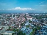 Indonesia;aerial;aerial-photo;aerial-photograph;aerial-photographs;aerial-photography;aerial-photos;aerial-view;aerial-views;aerials;drone-aerial;drone;Malang;Java;East-Java;Indonesia;Kampung-Biru-Arema;Biru-Arema;Colourful-Village;The-Colourful-Village;Colorful-Village;The-Colorful-Village;Jodipan;Kampung-Jodipan;Village-of-Color;Brantas-River;Blue-Village;The-Blue-Village;tourism;travel;Asia;South-East-Asia;Southeast-Asia