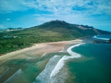Indonesia;aerial;aerial-photo;aerial-photograph;aerial-photographs;aerial-photography;aerial-photos;aerial-view;aerial-views;aerials;drone-aerial;drone;Java;East-Java;Indonesia;Asia;South-East-Asia;Southeast-Asia;Pulau-Merah;Red-Island-Beach;Red-Island;beach;beaches;coast;coastline;Banyuwangi-Region;Banyuwangi-District;Red-Island-Beach;Pulau-Merah-Beach;Sumberagung