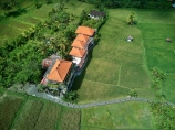 Indonesia;aerial;aerial-photo;aerial-photograph;aerial-photographs;aerial-photography;aerial-photos;aerial-view;aerial-views;aerials;drone-aerial;drone;Ubud;Bali;lush;green;verdant;Kajeng;Kajeng-Rice-Field;Kajeng-Rice-Fields;green;agricultural;agriculture;Asia;Asian;Asian;country;countryside;crop;crops;farm;farming;farmland;farms;field;fields;horticulture;paddock;paddocks;paddy-field;paddy-fields;rice-field;rice-fields;rice-paddies;rice-paddy;rural;Juwuk-Manis-Hotel;Juwuk-Manis;hotel;hotels;accommodation
