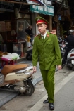Asia;Asian;Hanoi;polce-officer;officers;Old-Quarter;South-East-Asia;Southeast-Asia;street;street-scene;street-scenes;streets;uniform;uniforms;Vietnam;Vietnamese;police;policeman;policemen