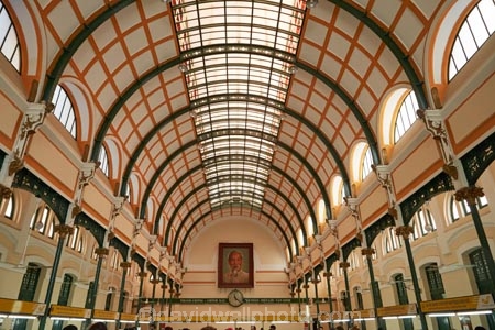 arch;arched-ceiling;arched-roof;Asia;Asian;building;buildings;Central-Post-Office;chief-post-office;cities;city;District-1;District-One;H.C.M.-City;H-ChÃ­-Minh;HCM;HCM-City;heritage;historic;historic-building;historic-buildings;historical;historical-building;historical-buildings;history;Ho-Chi-Minh;Ho-Chi-Minh-Central-Post-Office;Ho-Chi-Minh-City;Ho-Chi-Minh-Post-Office;inside;interior;interiors;main-post-office;old;Portrait-of-Ho-Chi-Minh;Post-Office;Saigon;Saigon-Central-Post-Office;Saigon-Post-Office;South-East-Asia;Southeast-Asia;tradition;traditional;Vietnam;Vietnamese
