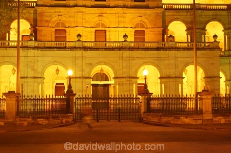 architecture;australasia;Australia;australian;Brisbane;building;buildings;dark;dusk;floodlighting;floodlit;grand;heritage;Historic;Historic-Parliament-House,-Bris;historical;illuminate;illuminated;night;night-time;old;Parliament-House;Queensland;twilight