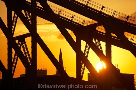 Australasia;Australia;Australian;Brisbane;dusk;evening;nightfall;orange;Qld;Queensland;sky;steelwork;Story-Bridge;strcutures;structure;sunset;sunsets;twilight