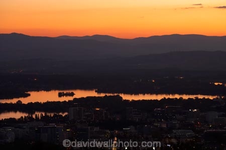 A.C.T.;ACT;Australia;Australian-Capital-Territory;calm;Canberra;capital;capitals;dusk;evening;lake;Lake-BG;Lake-Burley-Griffin;lakes;Mount-Ainslie;Mt-Ainslie;Mt.-Ainslie;nightfall;orange;placid;quiet;reflection;reflections;serene;sky;smooth;still;sunset;sunsets;tranquil;twilight;water