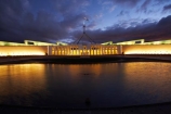 A.C.T.;ACT;architectual;architecture;Australia;Australian-Capital-Territory;Australian-Federal-Parliament;Australian-Flag;Australian-Flags;Australian-Parliament;building;buildings;calm;Canberra;Canberra-City;capital;Capital-Hill;capitals;city;column;columns;dark;dusk;evening;federal-government;flag;flag-pole;flag-poles;flag-post;flag-posts;flagpole;flagpoles;flagpost;flagposts;flags;flagstaff;flagstaffs;flood-lighting;flood-lights;flood-lit;flood_lighting;flood_lights;flood_lit;floodlighting;floodlights;floodlit;government;house-of-parliament;houses-of-parliament;light;lights;Mitchell,-Giurgola-and-Thorp-Architects;New-Parliament-House;night;night-time;night_time;Parliament;Parliament-Building;Parliament-House;pillar;pillars;placid;pond;ponds;quiet;reflection;reflections;seat-of-government;serene;smooth;still;tranquil;twilight;water