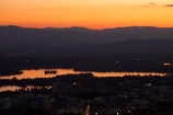 A.C.T.;ACT;Australia;Australian-Capital-Territory;calm;Canberra;capital;capitals;dusk;evening;lake;Lake-BG;Lake-Burley-Griffin;lakes;Mount-Ainslie;Mt-Ainslie;Mt.-Ainslie;nightfall;orange;placid;quiet;reflection;reflections;serene;sky;smooth;still;sunset;sunsets;tranquil;twilight;water
