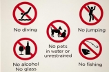 Australasian;Australia;Australian;Darwin;Darwin-Waterfront;Darwin-Waterfront-Precinct;N.T.;no-alcohol;no-fishing;no-glass;no-jumping;no-pets;Northern-Territory;NT;sign;signs;Top-End