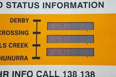 Australasian;Australia;Australian;Derby;Great-Northern-Highway;information-sign;information-signs;Kimberley;Kimberley-Region;road-sign;road-signs;sign;signs;The-Kimberley;W.A.;WA;West-Australia;Western-Australia