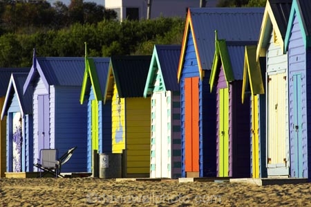 Bathing Boxes, Middle Brighton Beach, Port Phillip Bay ...