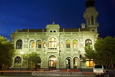 Argent-St;Argent-Street;Australasia;Australia;Australian;Australian-Desert;Australian-Deserts;Australian-Outback;Broken-Hill;building;buildings;dusk;heritage;historic;historic-building;historic-buildings;historical;historical-building;historical-buildings;history;light;lighting;N.S.W.;New-South-Wales;night;NSW;old;Outback;Silver-City;Town-Hall;tradition;traditional;twilight